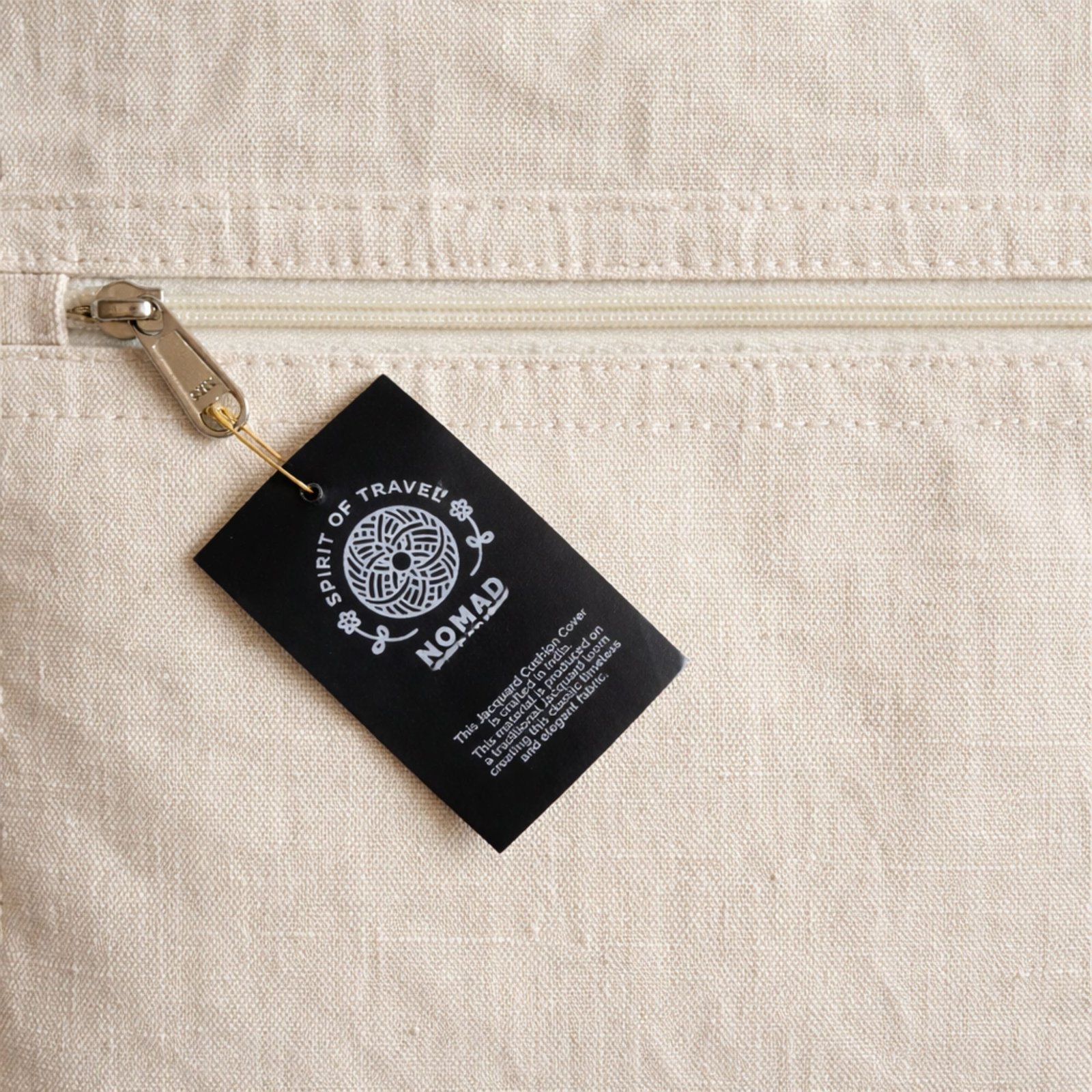 marigold cushion cover loom-woven texture warm gold tone