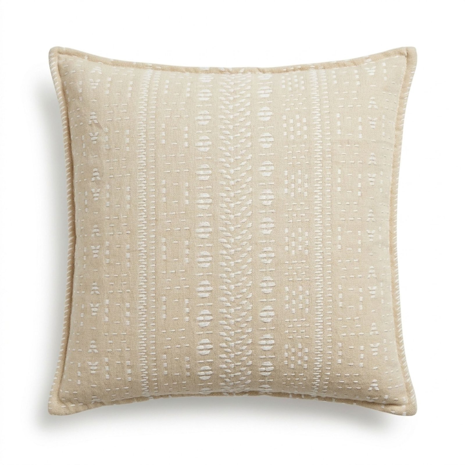 natural tone cushion cover soft stone shade woven texture