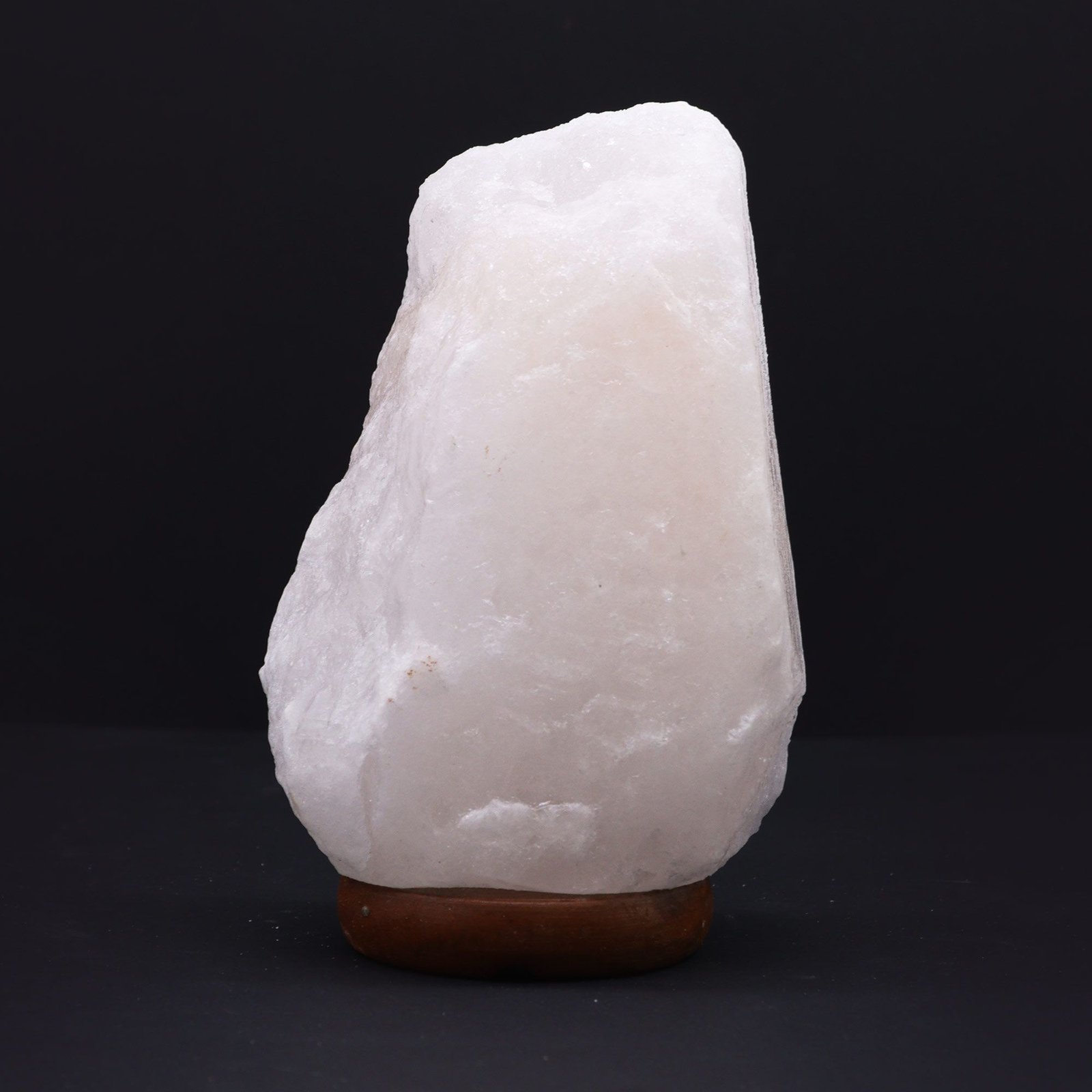 white crystal salt rock lamp himalayan hand carved