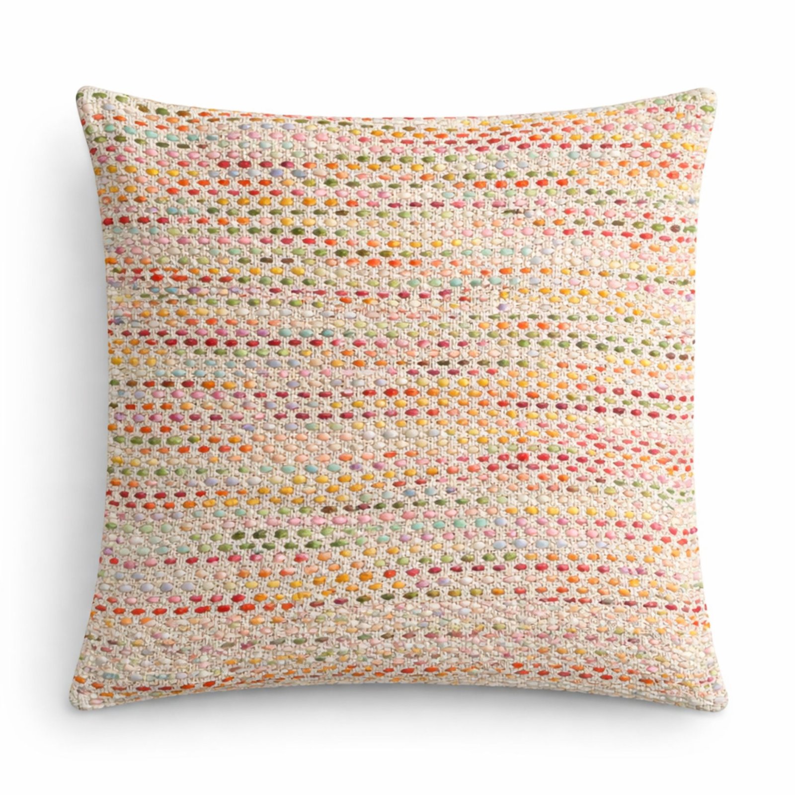 colourful cushion cover hidden rainbow pattern for sofa or bed