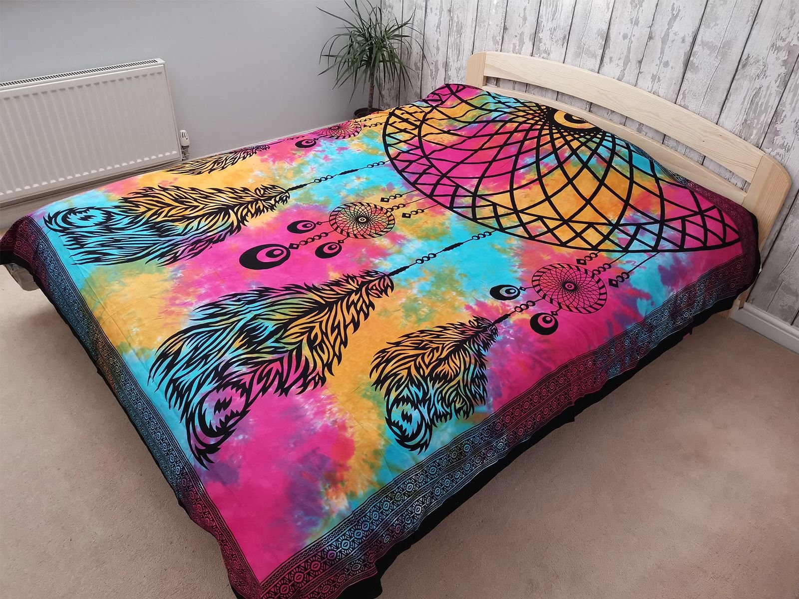 dreamcatcher wall hanging tapestry cotton double bedspread print