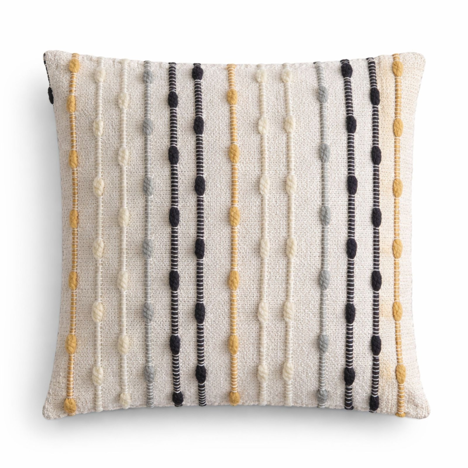 knot design cushion cover hippie pattern woven texture