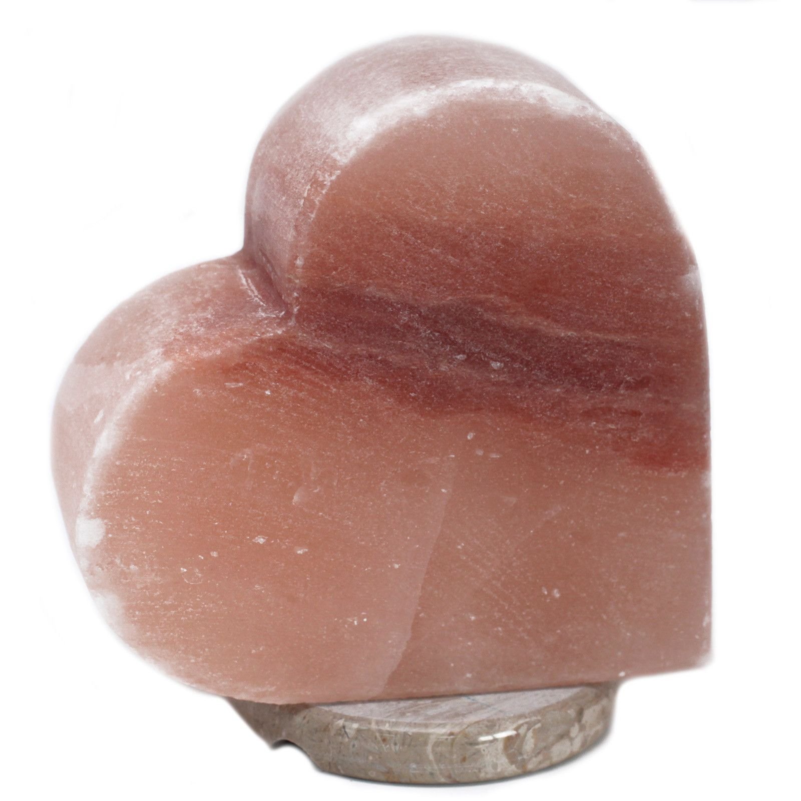 heart shaped salt lamp himalayan carved decorative gift